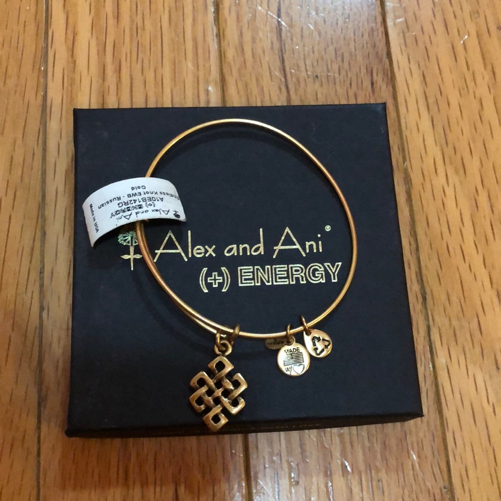 Alex and Ani Russian Gold Endless Knot bracelet